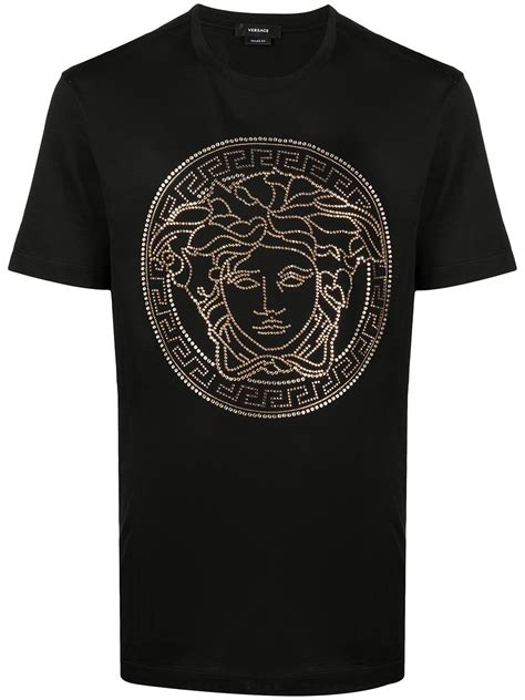 versace medusa head tshirt|men's Versace t shirt sale.